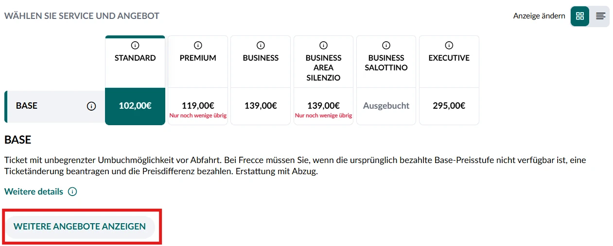 Mehr Angebote anzeigen